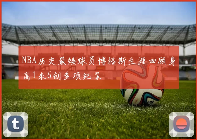 NBA历史最矮球员博格斯生涯回顾身高1米6创多项纪录